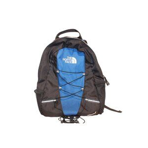 Vintage North Face Mopack Backpack Black & Blue Adjustable Straps & Side Pockets